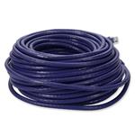 Picture of 100ft RJ-45 (Male) to RJ-45 (Male) Cat6 Straight Purple UTP Copper PVC Patch Cable