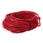 Picture of 100ft RJ-45 (Male) to RJ-45 (Male) Cat6 Straight Red UTP Copper PVC Patch Cable