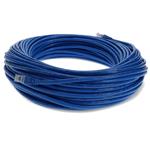Picture of 100ft RJ-45 (Male) to RJ-45 (Male) Cat6A Straight Blue UTP Copper PVC Patch Cable