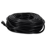 Picture of 100ft RJ-45 (Male) to RJ-45 (Male) Cat6A Straight Black UTP Copper PVC Patch Cable