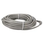 Picture of 100ft RJ-45 (Male) to RJ-45 (Male) Straight Gray Cat6A UTP PVC Copper Patch Cable