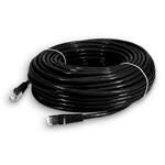 Picture of 100ft RJ-45 (Male) to RJ-45 (Male) Shielded Straight Black Cat6 STP PVC Copper Patch Cable