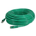 Picture of 100ft RJ-45 (Male) to RJ-45 (Male) Shielded Straight Green Cat6 STP PVC Copper Patch Cable