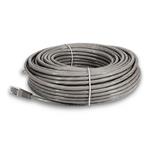 Picture of 100ft RJ-45 (Male) to RJ-45 (Male) Shielded Straight Gray Cat6 STP PVC Copper Patch Cable