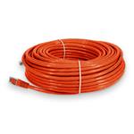 Picture of 100ft RJ-45 (Male) to RJ-45 (Male) Shielded Straight Orange Cat6 STP PVC Copper Patch Cable