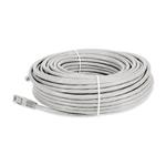 Picture of 100ft RJ-45 (Male) to RJ-45 (Male) Shielded Straight White Cat6 STP PVC Copper Patch Cable