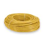 Picture of 100ft RJ-45 (Male) to RJ-45 (Male) Shielded Straight Yellow Cat6 STP PVC Copper Patch Cable