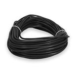 Picture of 100ft RJ-45 (Male) to RJ-45 (Male) Straight Black Cat6 UTP Slim PVC Copper Patch Cable