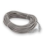 Picture of 100ft RJ-45 (Male) to RJ-45 (Male) Straight Gray Cat6 UTP Slim PVC Copper Patch Cable