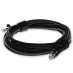 Picture of 10ft RJ-45 (Male) to RJ-45 (Male) Cat5e Straight Black UTP Copper PVC Patch Cable