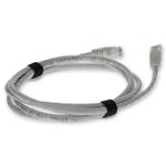 Picture of 10ft RJ-45 (Male) to RJ-45 (Male) Straight White Cat5e UTP PVC TAA Compliant Copper Patch Cable
