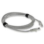 Picture of 10ft RJ-45 (Male) to RJ-45 (Male) Straight White Cat5e UTP PVC TAA Compliant Copper Patch Cable