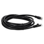 Picture of 10ft RJ-45 (Male) to RJ-45 (Male) Cat6 Straight Black UTP Copper PVC Patch Cable