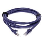 Picture of 10ft RJ-45 (Male) to RJ-45 (Male) Cat6A Straight Purple UTP Copper PVC Patch Cable