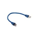 Picture of 10ft RJ-45 (Male) to RJ-45 (Male) Cat6A Shielded Straight Blue Copper PVC Patch Cable