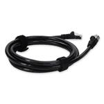 Picture of 10ft RJ-45 (Male) to RJ-45 (Male) Cat6A Shielded Straight Black STP Copper PVC Patch Cable