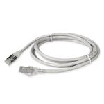 Picture of 10ft RJ-45 (Male) to RJ-45 (Male) Cat6A Shielded Straight Gray STP Copper PVC Patch Cable
