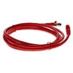 Picture of 10ft RJ-45 (Male) to RJ-45 (Male) Cat6 Shielded Straight Red STP Copper PVC Patch Cable