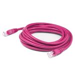 Picture of 14ft RJ-45 (Male) to RJ-45 (Male) Cat5e Straight Pink UTP Copper PVC Patch Cable