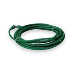 Picture of 15ft RJ-45 (Male) to RJ-45 (Male) Cat5e Straight Green UTP Copper PVC Patch Cable