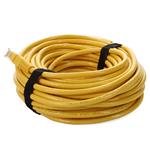 Picture of 15ft RJ-45 (Male) to RJ-45 (Male) Cat6 Straight Yellow UTP Copper PVC Patch Cable