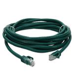Picture of 15ft RJ-45 (Male) to RJ-45 (Male) Cat6A Straight Green UTP Copper PVC Patch Cable