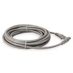 Picture of 15ft RJ-45 (Male) to RJ-45 (Male) Cat6A Straight Gray UTP Copper PVC Patch Cable