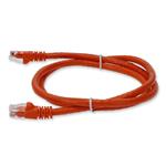 Picture of 1ft RJ-45 (Male) to RJ-45 (Male) Cat6 Straight Orange UTP Copper PVC Patch Cable