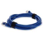 Picture of 1ft RJ-45 (Male) to RJ-45 (Male) Cat7 Straight Blue S/FTP Copper PVC Patch Cable