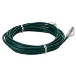 Picture of 20ft RJ-45 (Male) to RJ-45 (Male) Cat6 Straight Booted, Snagless Green Slim UTP Copper PVC Patch Cable