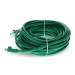 Picture of 22ft RJ-45 (Male) to RJ-45 (Male) Cat6 Straight Microboot, Snagless Green UTP Copper Patch Cable
