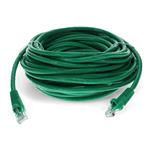 Picture of 22ft RJ-45 (Male) to RJ-45 (Male) Cat6 Straight Microboot, Snagless Green UTP Copper Patch Cable