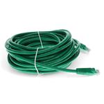 Picture of 7m RJ-45 (Male) to RJ-45 (Male) Cat6 Straight Microboot, Snagless Green UTP Copper Patch Cable