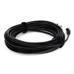 Picture of 25ft RJ-45 (Male) to RJ-45 (Male) Cat6 Straight Black UTP Copper PVC Patch Cable