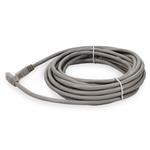 Picture of 25ft RJ-45 (Male) to RJ-45 (Male) Cat6 Straight Gray UTP Copper PVC Patch Cable