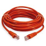 Picture of 25ft RJ-45 (Male) to RJ-45 (Male) Cat6 Straight Orange UTP Copper PVC Patch Cable