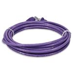 Picture of 25ft RJ-45 (Male) to RJ-45 (Male) Cat6 Straight Purple UTP Copper PVC Patch Cable