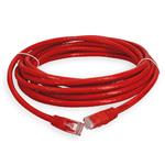 Picture of 25ft RJ-45 (Male) to RJ-45 (Male) Red Cat6 UTP PVC TAA Compliant Copper Patch Cable