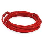 Picture of 25ft RJ-45 (Male) to RJ-45 (Male) Cat6 Straight Red UTP Copper PVC Patch Cable