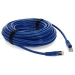 Picture of 25ft RJ-45 (Male) to RJ-45 (Male) Straight Blue Cat7 S/FTP PVC Copper Patch Cable