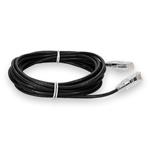 Picture of 25ft RJ-45 (Male) to RJ-45 (Male) Cat6A Straight Black Slim UTP Copper PVC Patch Cable