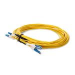 Picture of 10m 2xCS (Male) to 2xCS (Male) OS2 Straight Yellow Quadplex Fiber OFNR (Riser-Rated) Patch Cable