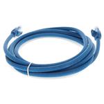 Picture of 2ft RJ-45 (Male) to RJ-45 (Male) Blue Cat6A UTP PVC Copper Patch Cable