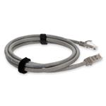 Picture of 2ft RJ-45 (Male) to RJ-45 (Male) Cat6A Straight Gray UTP Copper PVC Patch Cable