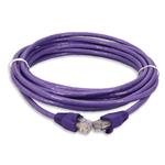 Picture of 30ft RJ-45 (Male) to RJ-45 (Male) Cat6 Straight Purple UTP Copper PVC Patch Cable