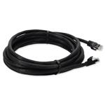 Picture of 30ft RJ-45 (Male) to RJ-45 (Male) Cat6A Straight Black UTP Copper PVC Patch Cable