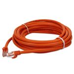 Picture of 30ft RJ-45 (Male) to RJ-45 (Male) Straight Orange Cat6A UTP PVC Copper Patch Cable