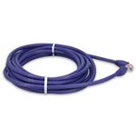 Picture of 30ft RJ-45 (Male) to RJ-45 (Male) Cat6A Straight Purple UTP Copper PVC Patch Cable