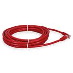 Picture of 30ft RJ-45 (Male) to RJ-45 (Male) Straight Red Cat6A UTP PVC Copper Patch Cable