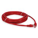 Picture of 30ft RJ-45 (Male) to RJ-45 (Male) Straight Red Cat6A UTP PVC Copper Patch Cable